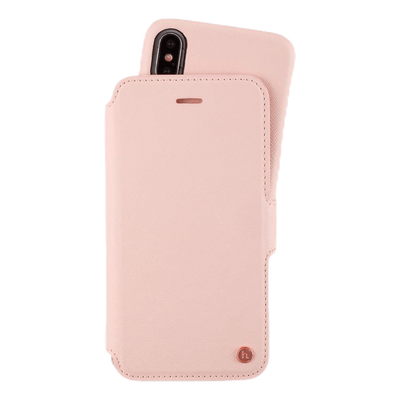 Stockholm Wallet Case Magnet iPhone X/XS Pink