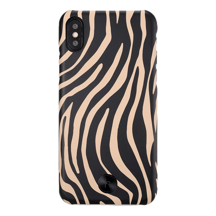 Paris Zebra iPhone X/XS Black/Beige