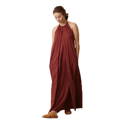 Air Halterneck Dress Red