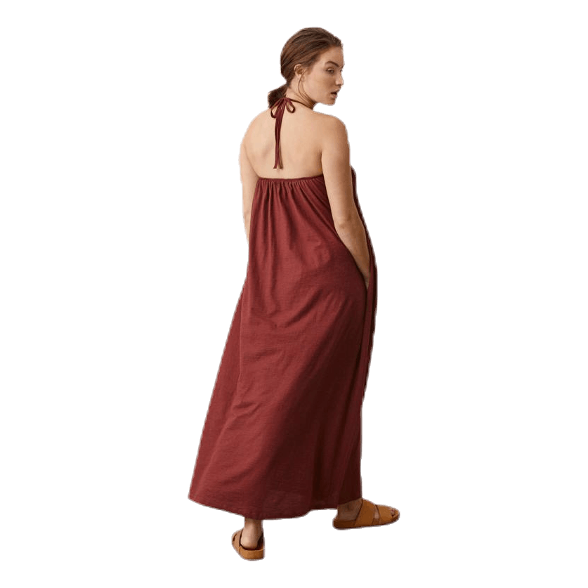 Air Halterneck Dress Red