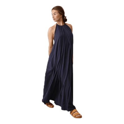 Air Halterneck Dress Blue