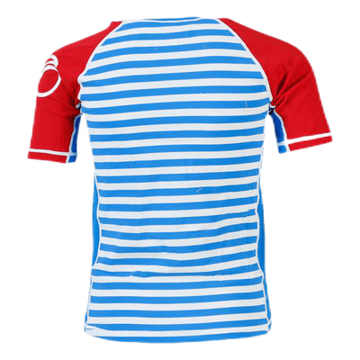 Surf Shortsleeve UV Top Blue/Red