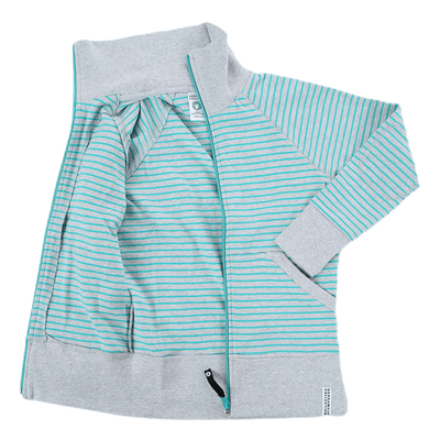 Zipsweater Baby Grey