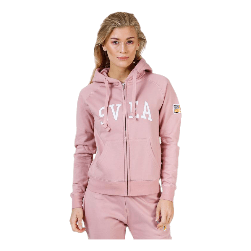 Judit Zip Hood Pink