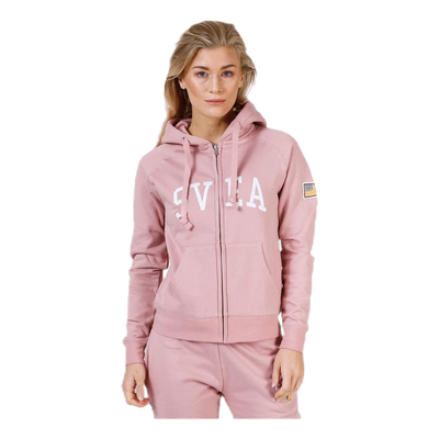 Judit Zip Hood Pink