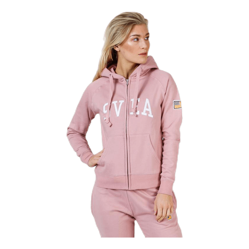 Judit Zip Hood Pink