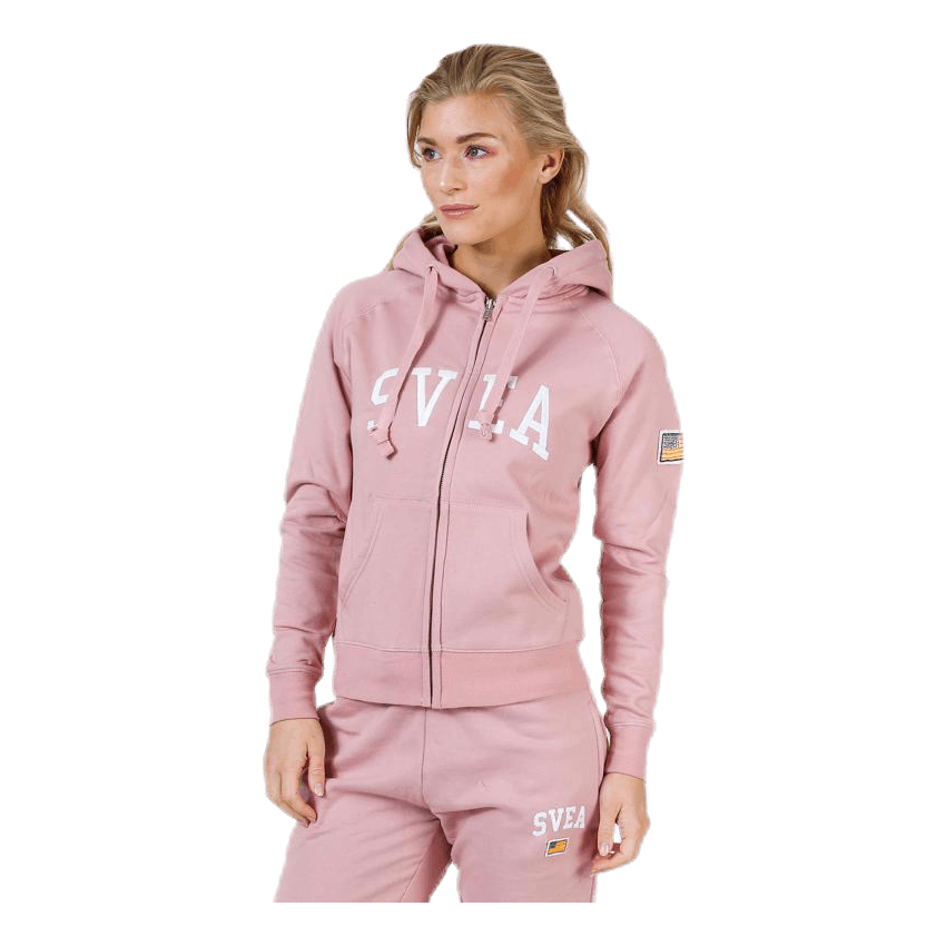 Judit Zip Hood Pink