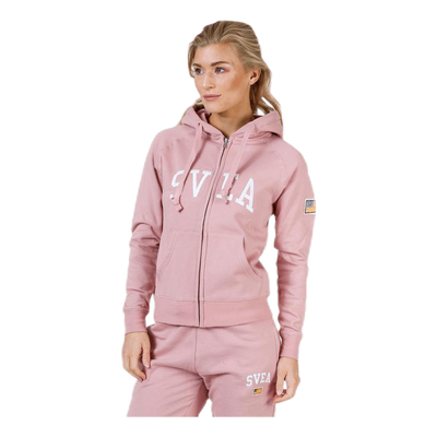 Judit Zip Hood Pink