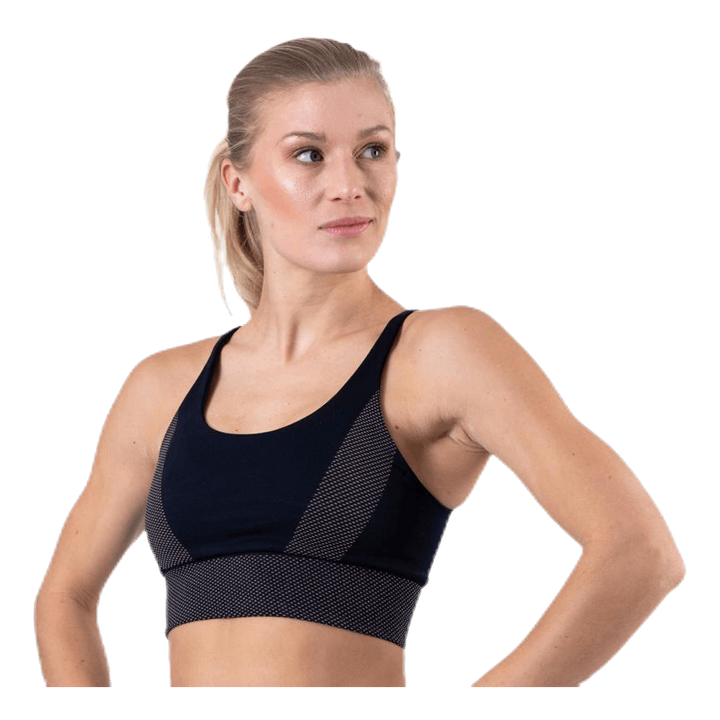 Jaquard Seamless Top Blue