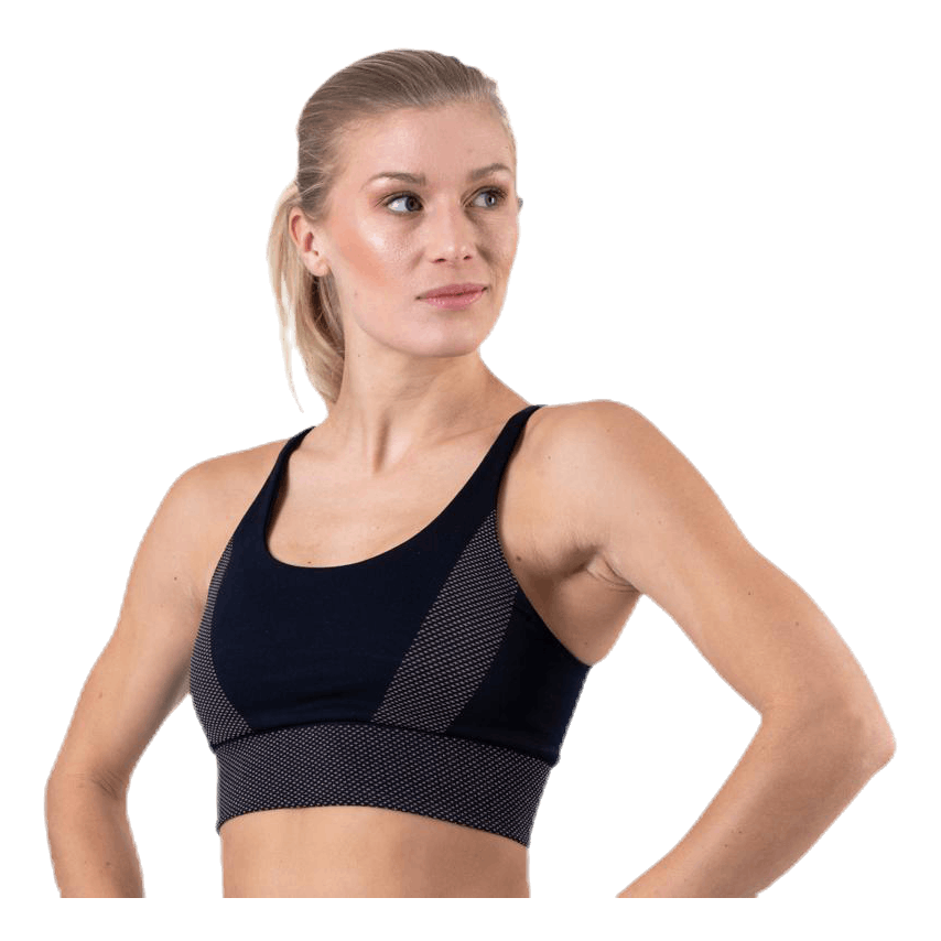 Jaquard Seamless Top Blue