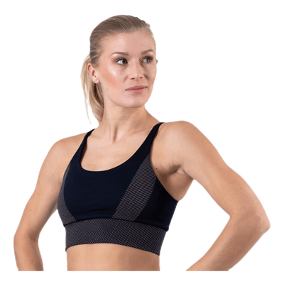 Jaquard Seamless Top Blue