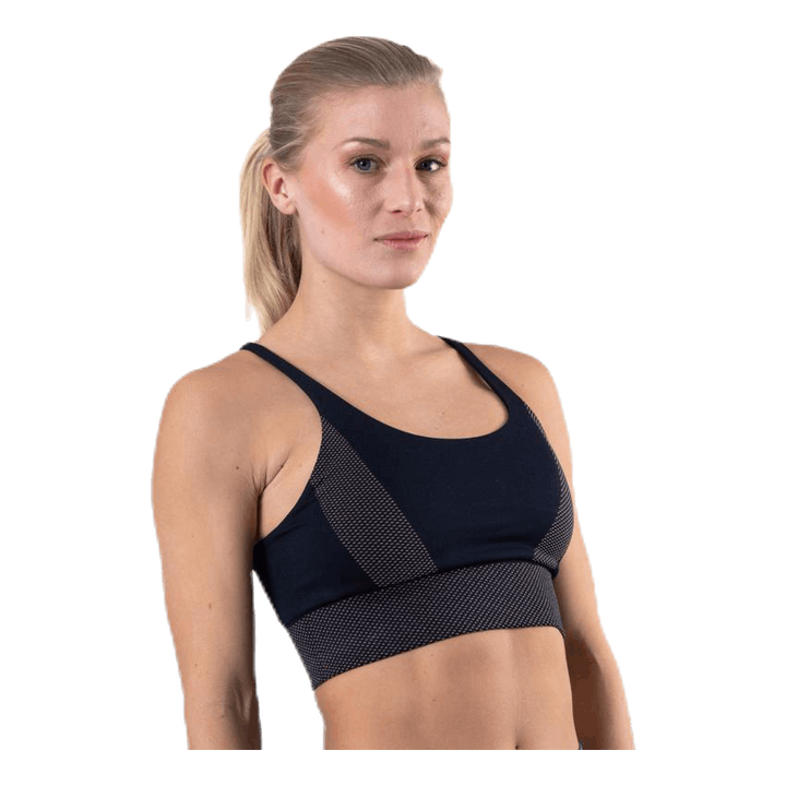 Jaquard Seamless Top Blue