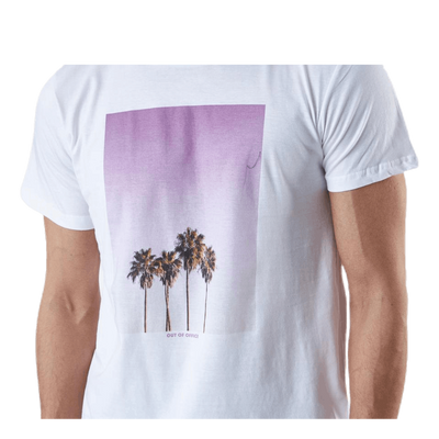 Stockholm Purple Palms White