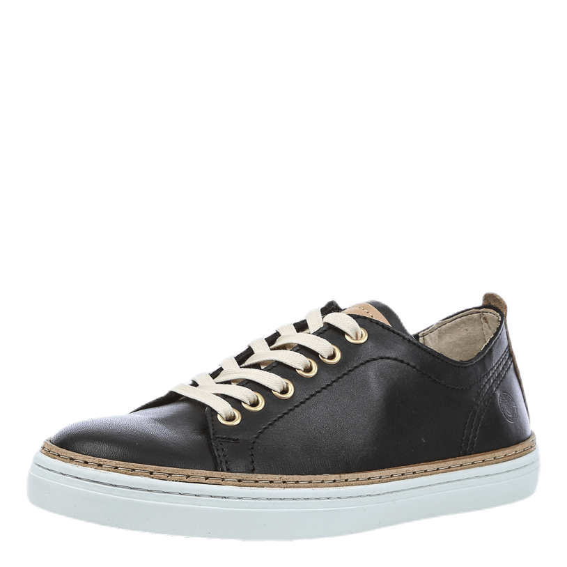 Silvermine Low Leather Black