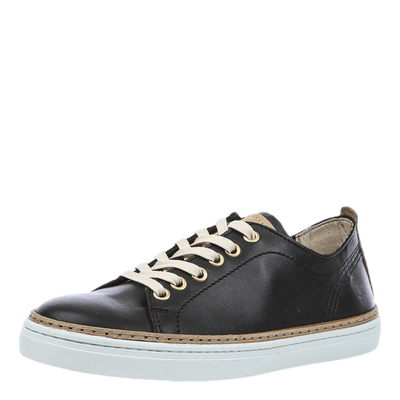 Silvermine Low Leather Black