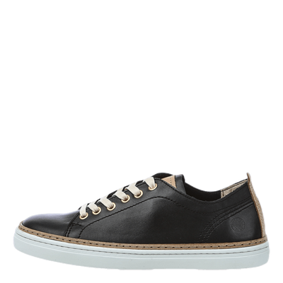 Silvermine Low Leather Black
