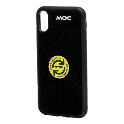 Velcro Case iPhone X Black Black