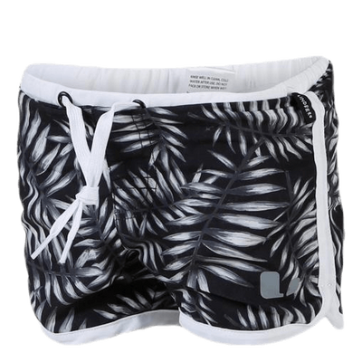 Palm Swim Diaper Shorts Black