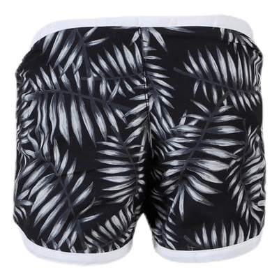Palm Swim Diaper Shorts Black