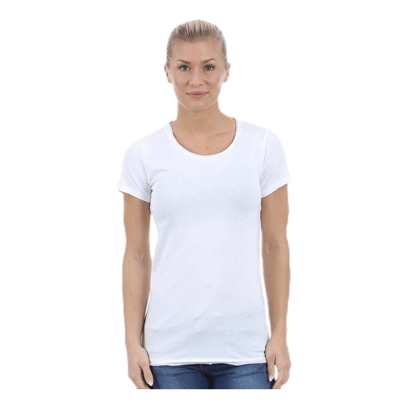 Crew-Neck Relaxed White