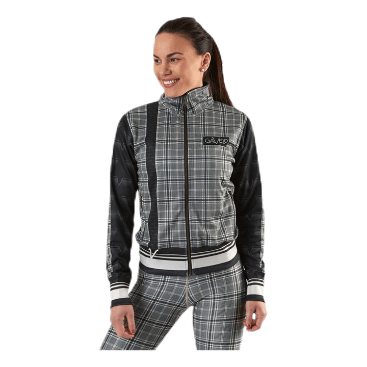 Track Jacket GLNCHCK 3 Black/Beige