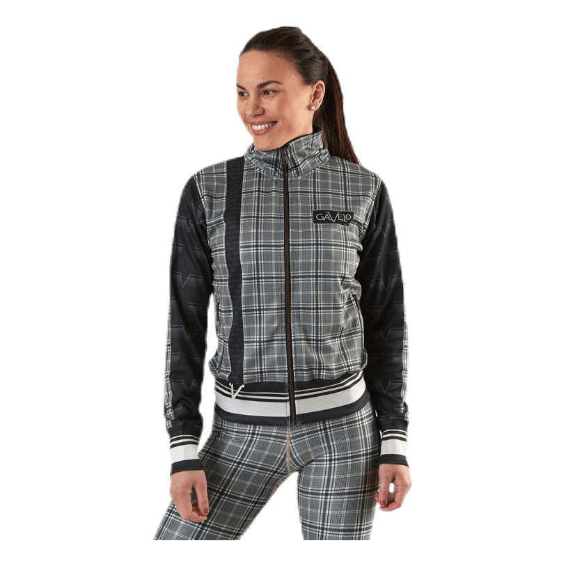 Track Jacket GLNCHCK 3 Black/Beige