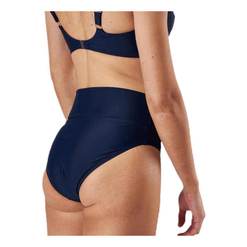 Capri Twisted Solid Folded Brief Blue