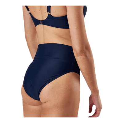 Capri Twisted Solid Folded Brief Blue