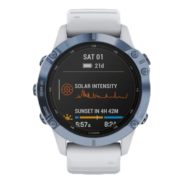 Fenix 6 Pro Solar Blue/White