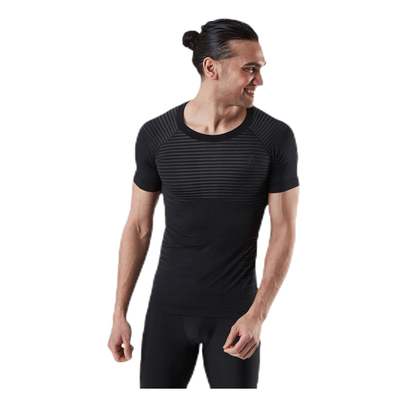 BL Top Crew Neck Performance Light Black