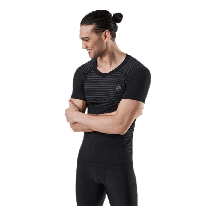 BL Top Crew Neck Performance Light Black
