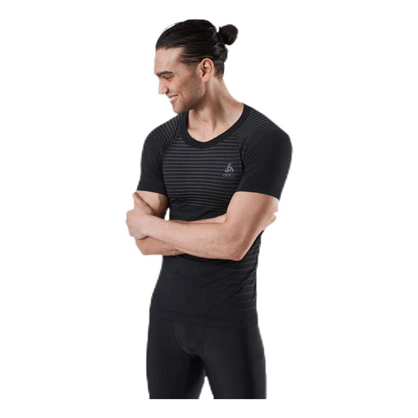 BL Top Crew Neck Performance Light Black