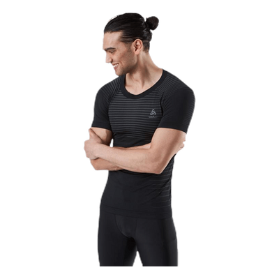 BL Top Crew Neck Performance Light Black