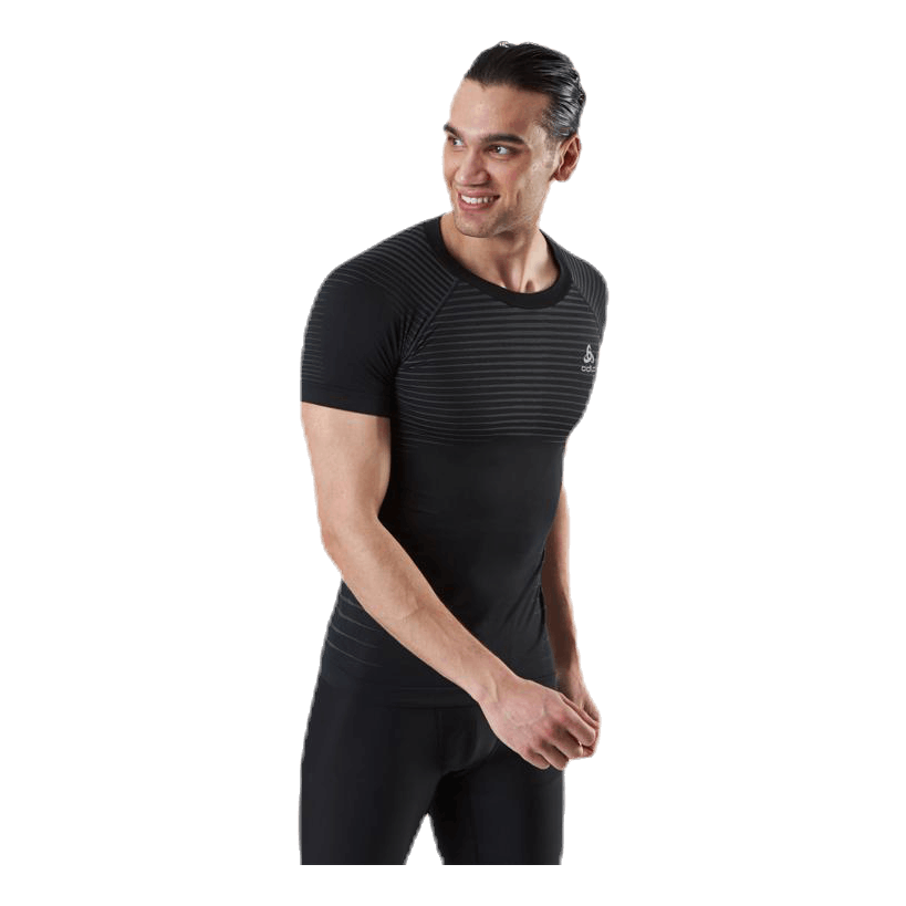 BL Top Crew Neck Performance Light Black