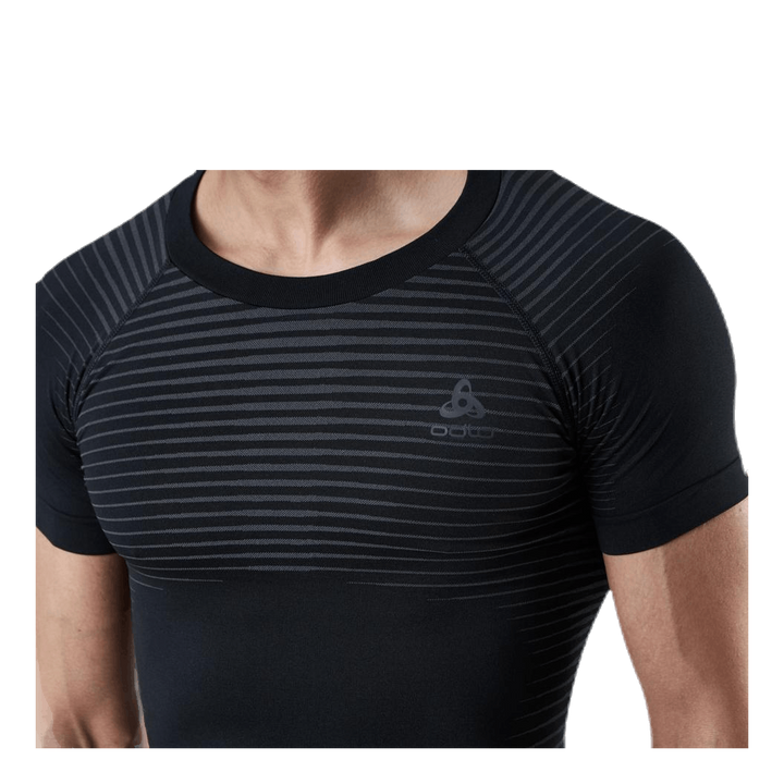 BL Top Crew Neck Performance Light Black