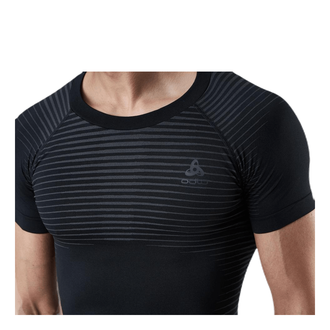 BL Top Crew Neck Performance Light Black