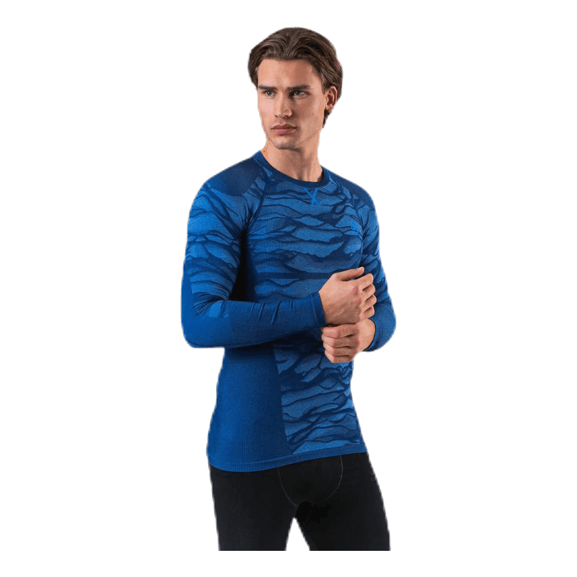 Suw Top Crew Neck L/S Performance Blackcomb Blue