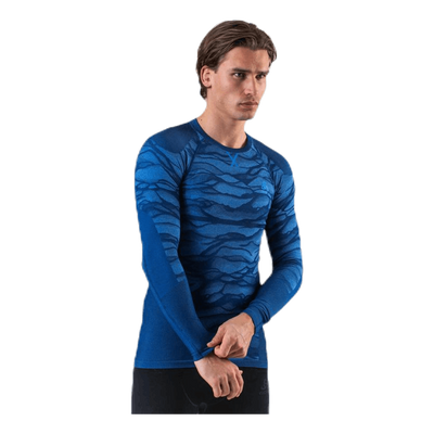Suw Top Crew Neck L/S Performance Blackcomb Blue