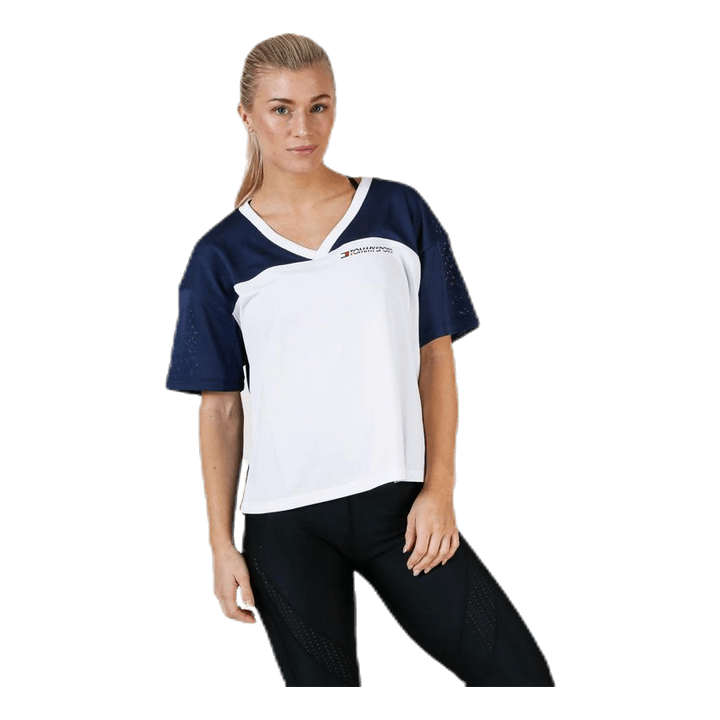 Mesh T-Shirt Panel Blue