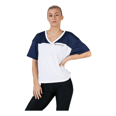 Mesh T-Shirt Panel Blue