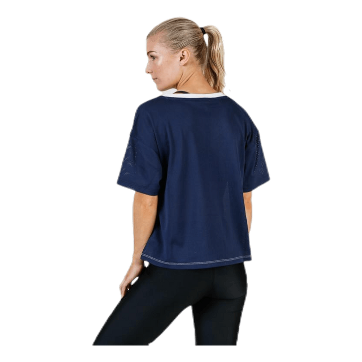 Mesh T-Shirt Panel Blue