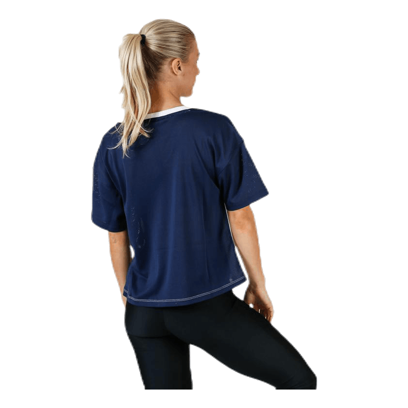 Mesh T-Shirt Panel Blue