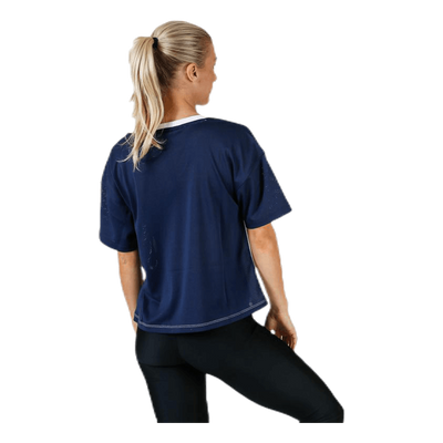 Mesh T-Shirt Panel Blue