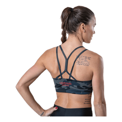 Medium Support Bra Camo Patterned/Black