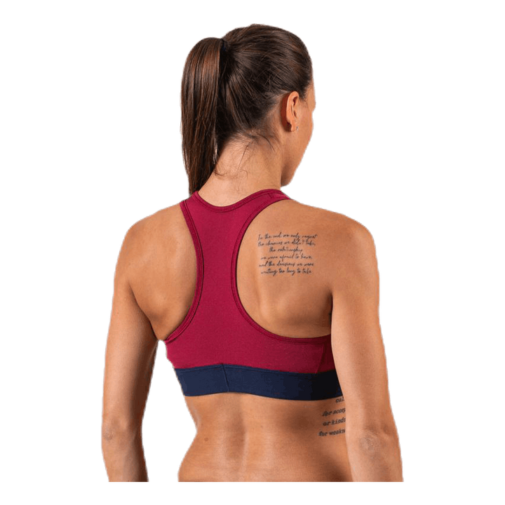 Sports Bra Medium Tri Logo Red