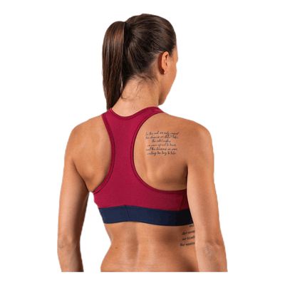 Sports Bra Medium Tri Logo Red