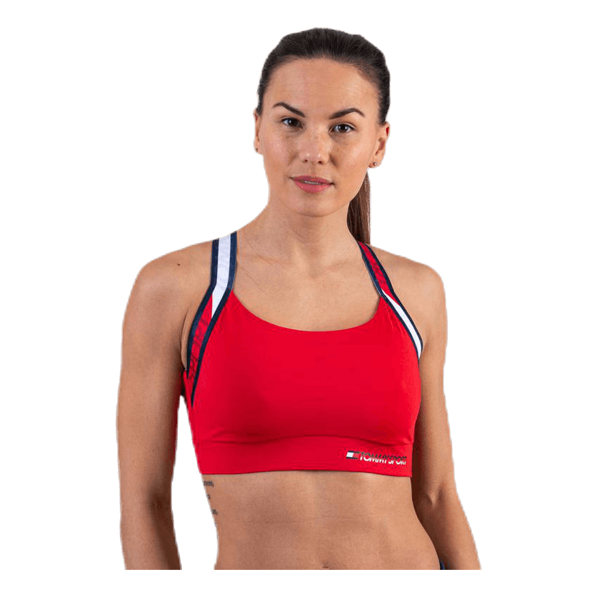 Tape Bra Medium Impact Red