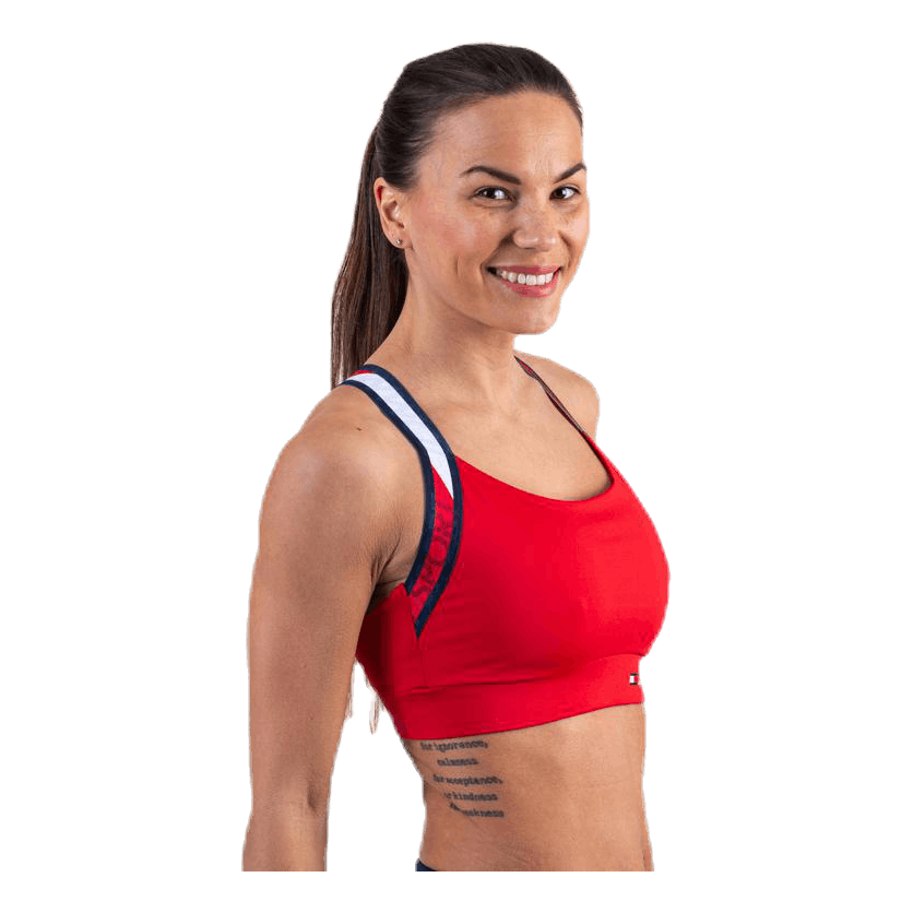 Tape Bra Medium Impact Red
