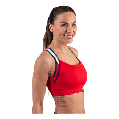 Tape Bra Medium Impact Red