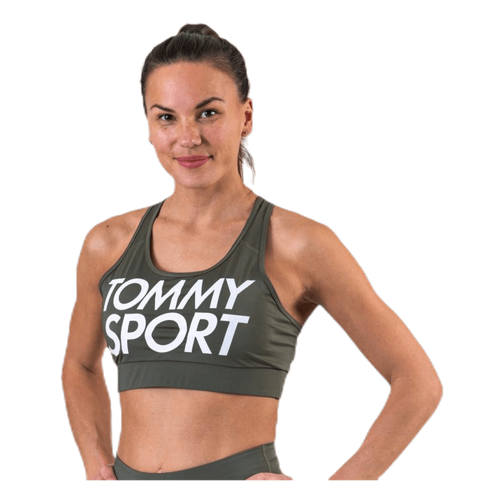 Sports Bra Logo Mid Green